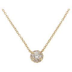 Tiffany & Co. 0.20 Carat Diamond Soleste Necklace