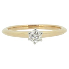 Verlobungsring von Tiffany & Co. mit 0,21 Karat Diamant