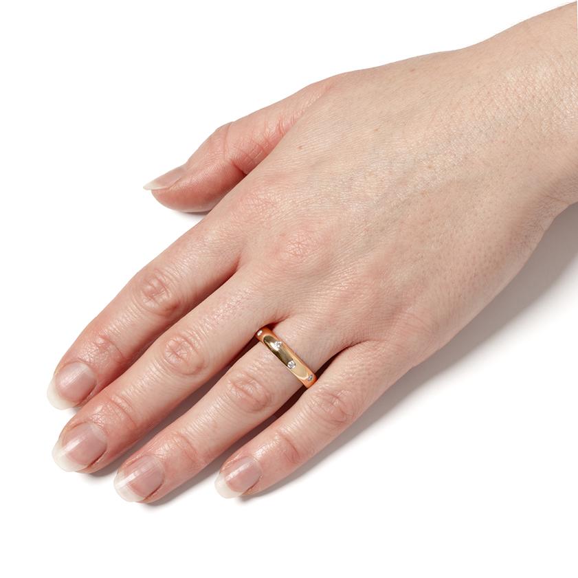 Modern Tiffany & Co 0.22ct Diamond ‘Etoile’ Ring For Sale