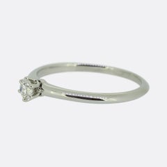 Tiffany & Co. 0.23 Carat Diamond Engagement Ring