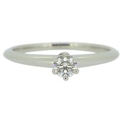 Used Tiffany & Co. 0.23 Carat Diamond Engagement Ring