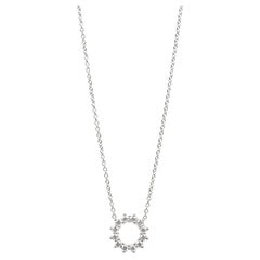 Tiffany & Co. Ciondolo Mini Open Circle in platino con diamante da 0,23 carati