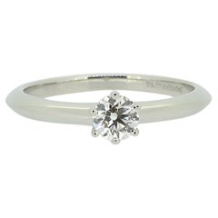 Used Tiffany & Co. 0.24 Carat Diamond Engagement Ring
