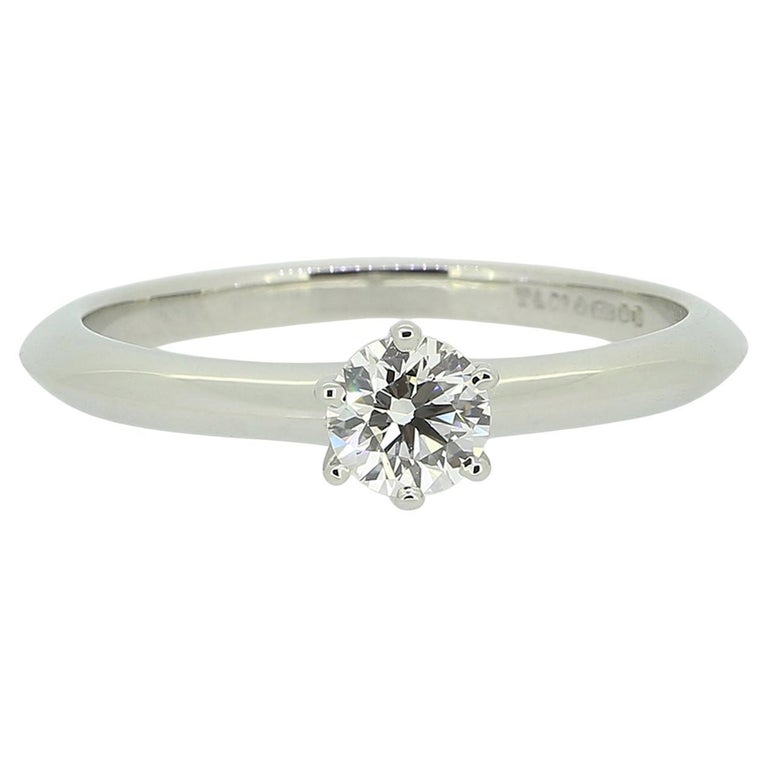 6 Carat Tiffany Diamond Ring - 184 For Sale on 1stDibs