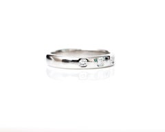 Tiffany & Co. 0.25 Carat Total Lucida Diamond Platinum Ring Band
