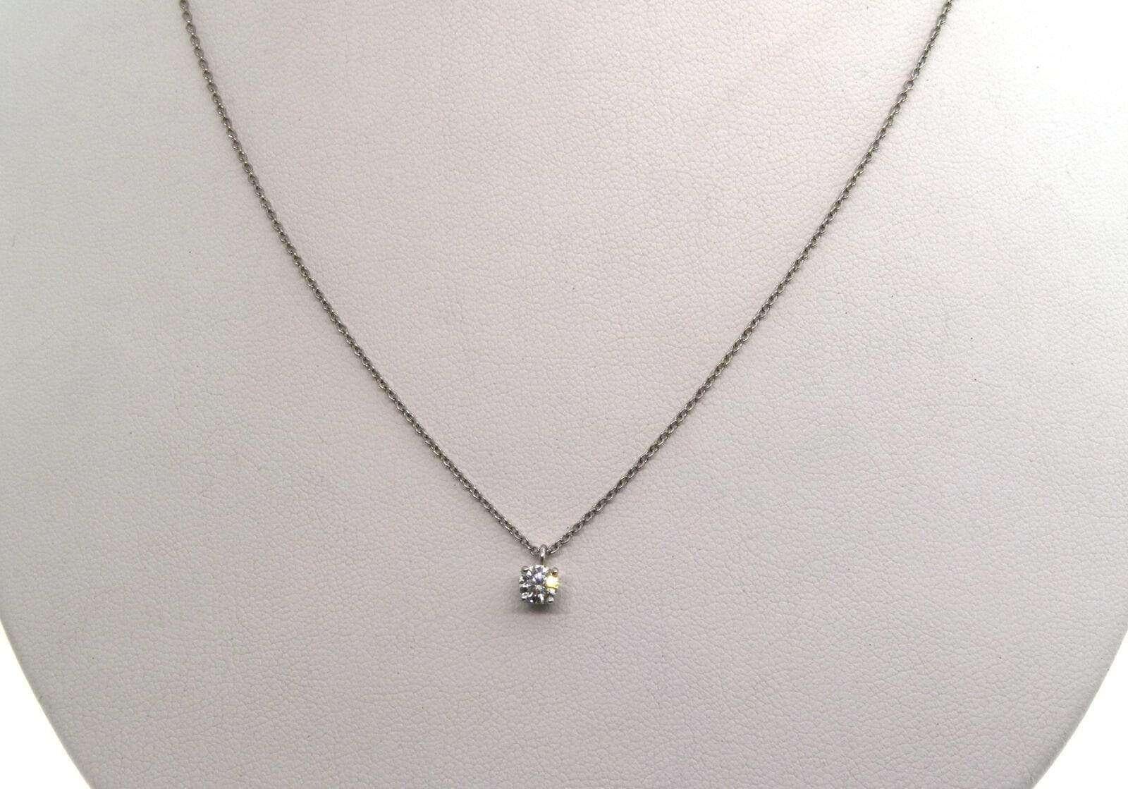 tiffany solitaire necklace