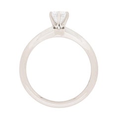 Tiffany & Co. 0.26 Carat Round Brilliant Cut Diamond Engagement Ring
