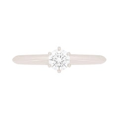 Tiffany & Co. 0.26 Carat Round Brilliant Cut Diamond Engagement Ring