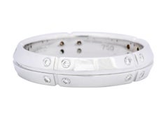 Tiffany & Co. 0.30 Carat Diamond 18 Karat White Gold Streamerica Band Ring