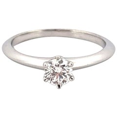 Tiffany & Co. 0,31 Karat H VVS1 Diamant-Verlobungsring