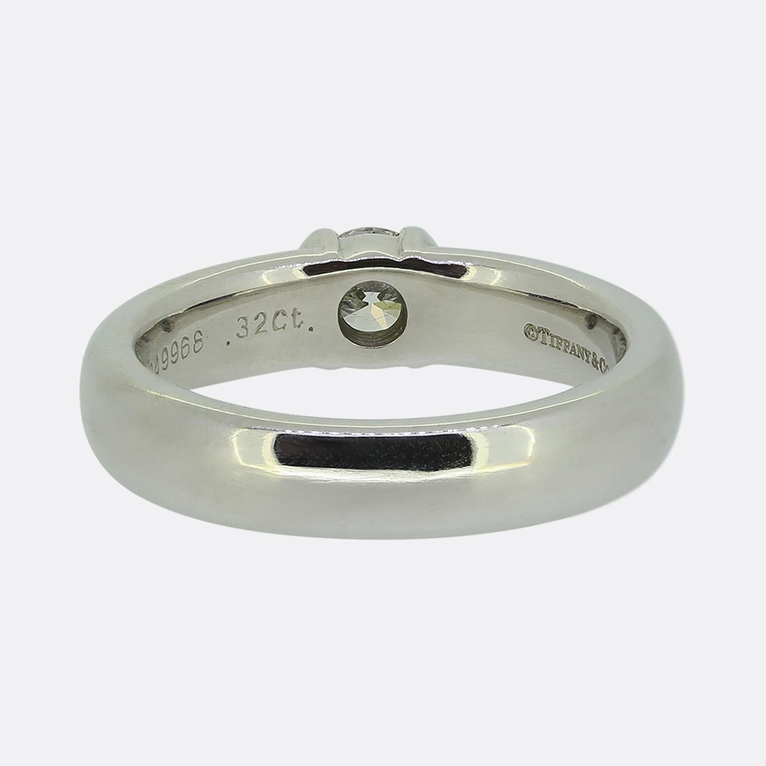 Tiffany & Co. 0,32 Karat Diamant Etoile Solitär Ring im Zustand „Hervorragend“ im Angebot in London, GB
