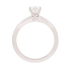 Tiffany & Co. 0.32 Carat Diamond Solitaire Ring