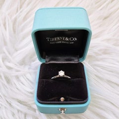 Tiffany & Co. 0.33 Carat Diamond Solitaire Ring in Platinum
