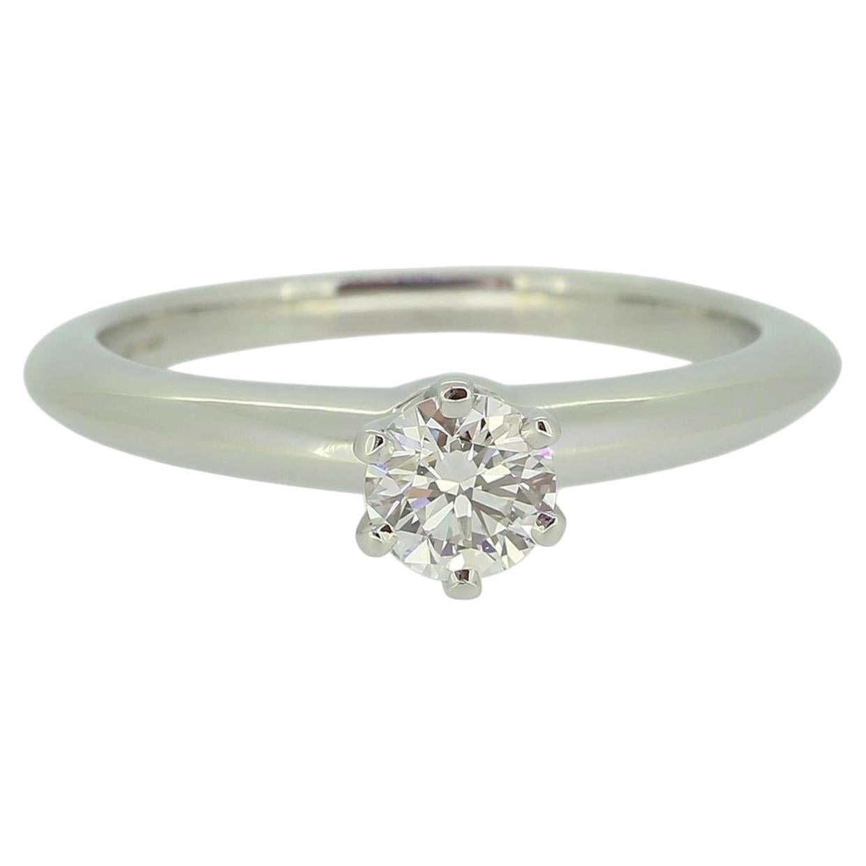 Tiffany & Co. 0,33ct Diamant-Verlobungsring