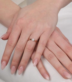 Tiffany & Co. 0.35ct Diamond 18ct Rose Gold Harmony Ring