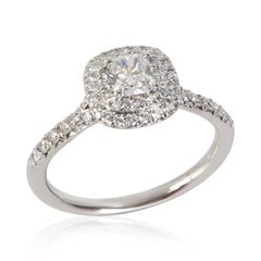 Tiffany & Co. 0.36 ct Cushion Modified Diamond Soleste Engagement Ring