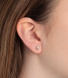 Tiffany & Co. 0.36ct Brilliant cut Diamond Solitaire Platinum Stud Earrings