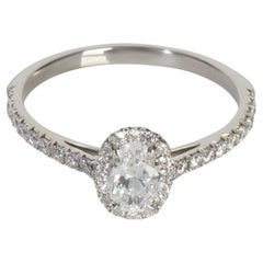 Tiffany & Co. 0,37 ct Oval Diamant Soleste Verlobungsring