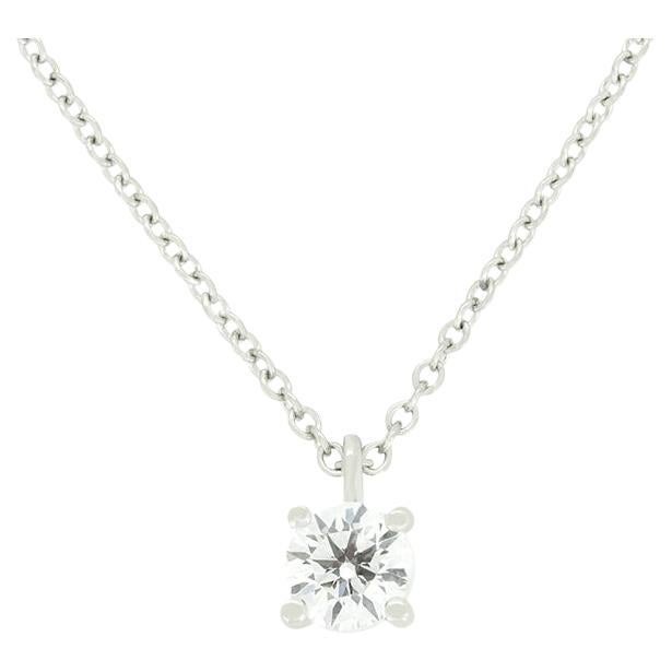 Colgante solitario de diamantes Tiffany & Co. 0,38 ct