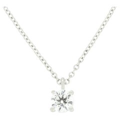 Tiffany & Co. 0.38ct Diamond Solitaire Pendant