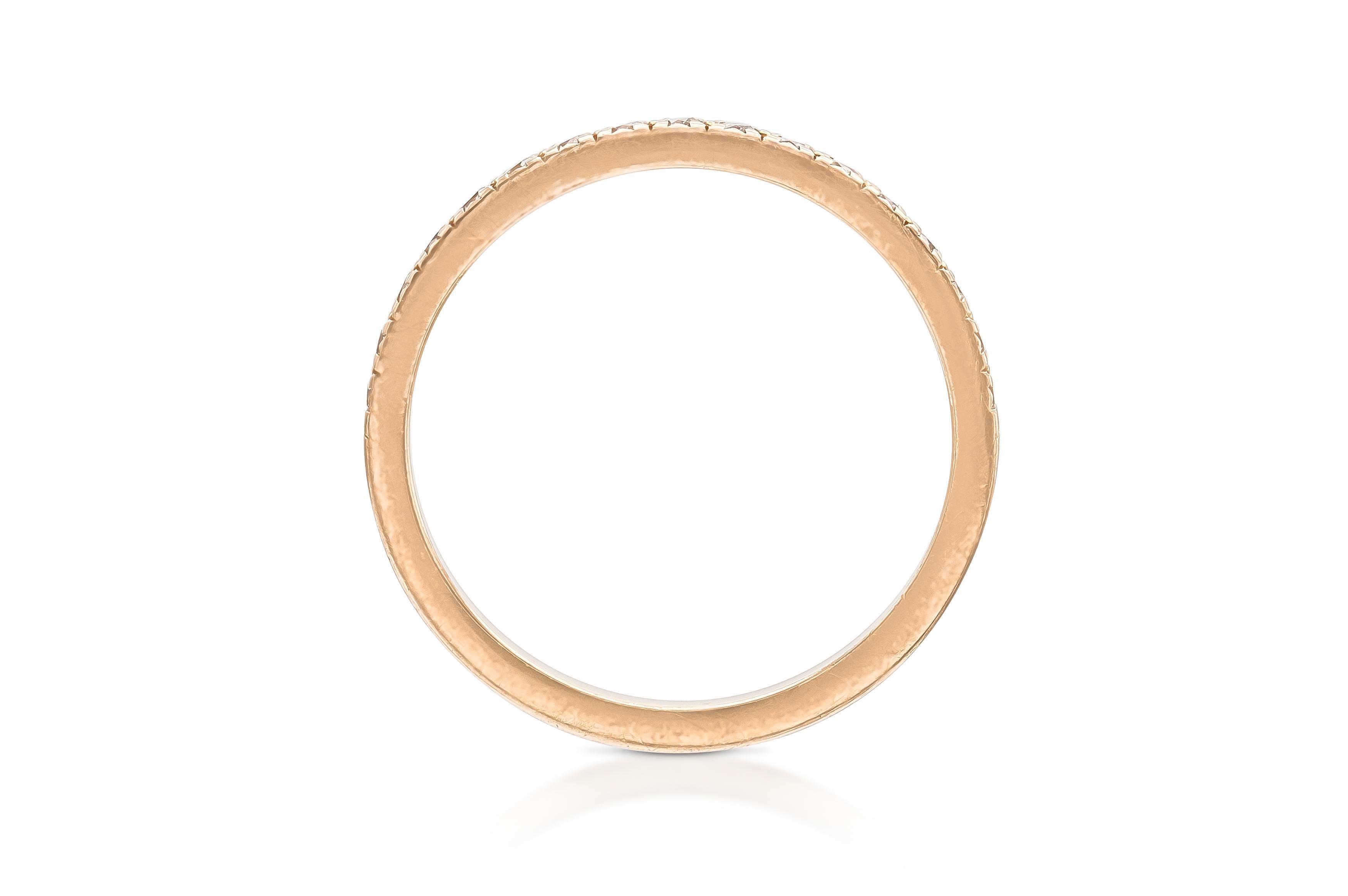 Tiffany & Co. 0,40 Karat Diamant-Hochzeitsring mit Rundschliff Damen im Angebot