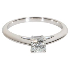 Tiffany & Co. 0.41 ct Cut Cornered Square Mixed Cut Diamond Lucida Engagement Ri