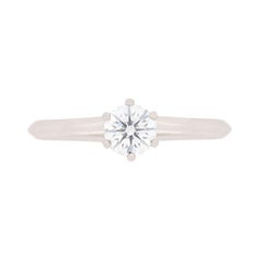 Anello di fidanzamento solitario con diamante da 0.42 carati di Tiffany & Co.