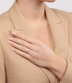 Tiffany & Co. 0.42ct Pear Cut Diamond Platinum Soleste Ring