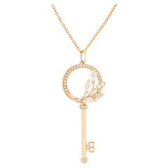 Tiffany & Co. 0.44ct Diamond Victoria Key Pendant