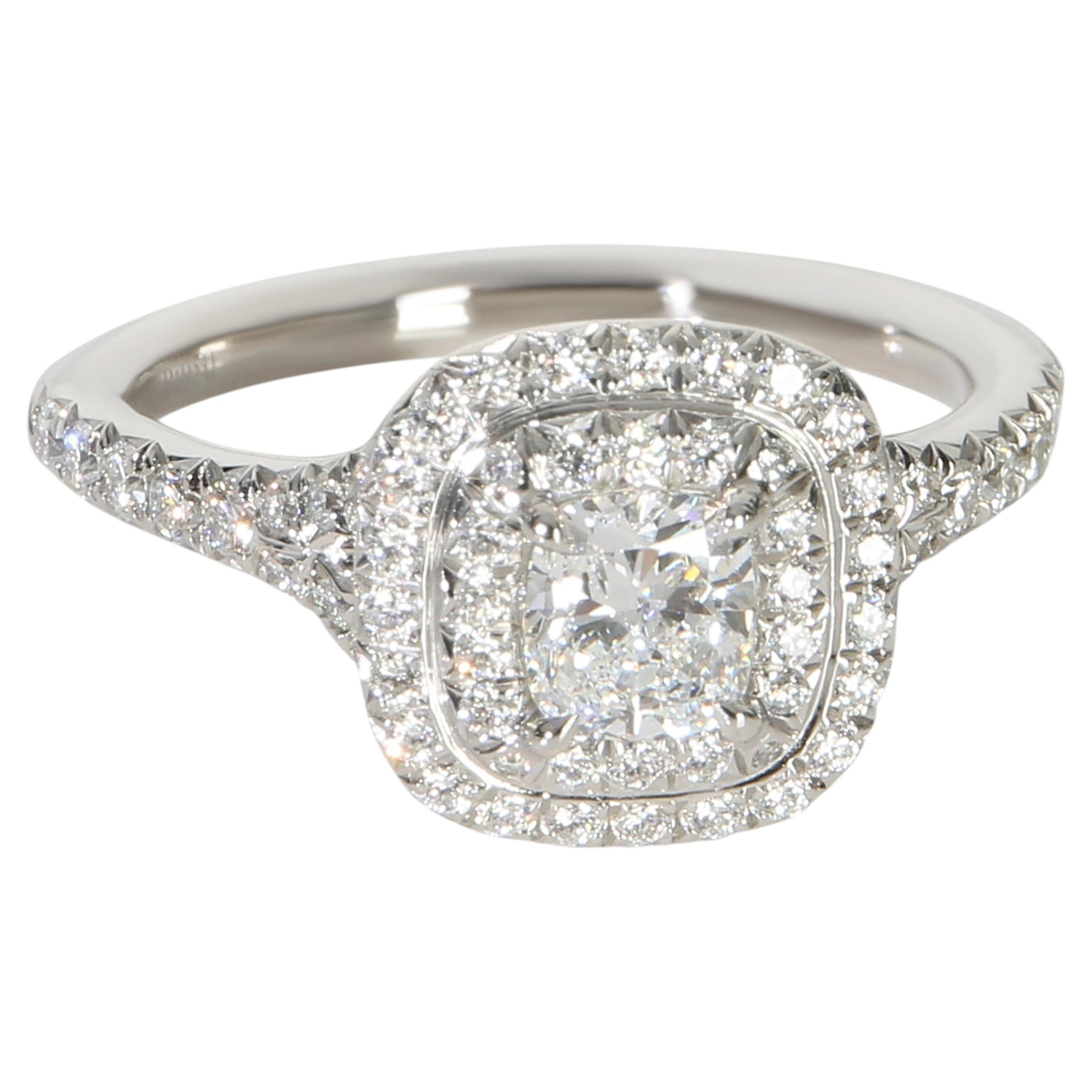 Tiffany & Co. 0.45 ct Cushion Diamond Soleste Engagement Ring
