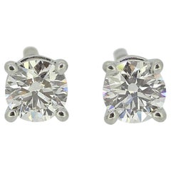 Tiffany 
Co. 0.46 Carat Diamond Stud Earrings