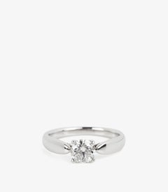 Tiffany & Co 0.46ct Brilliant Cut Diamond Platinum Harmony Ring