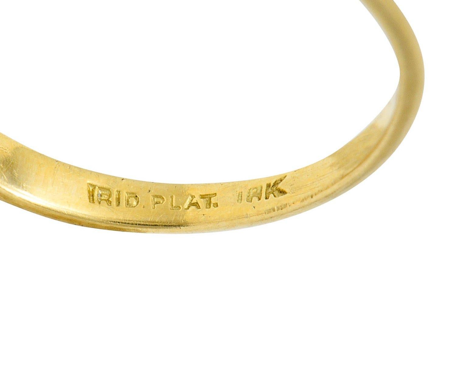 Tiffany & Co. 0.50 Carat Diamond 18 Karat Gold Solitaire Engagement Ring In Excellent Condition In Philadelphia, PA