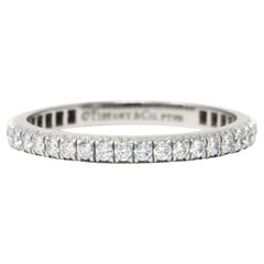 Tiffany & Co. 0.50 Carat Diamond Platinum Eternity Band Ring