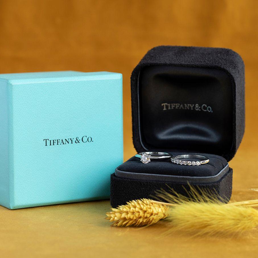 Tiffany & Co 0.50 Carat Platinum Engagement Rings  en vente 1