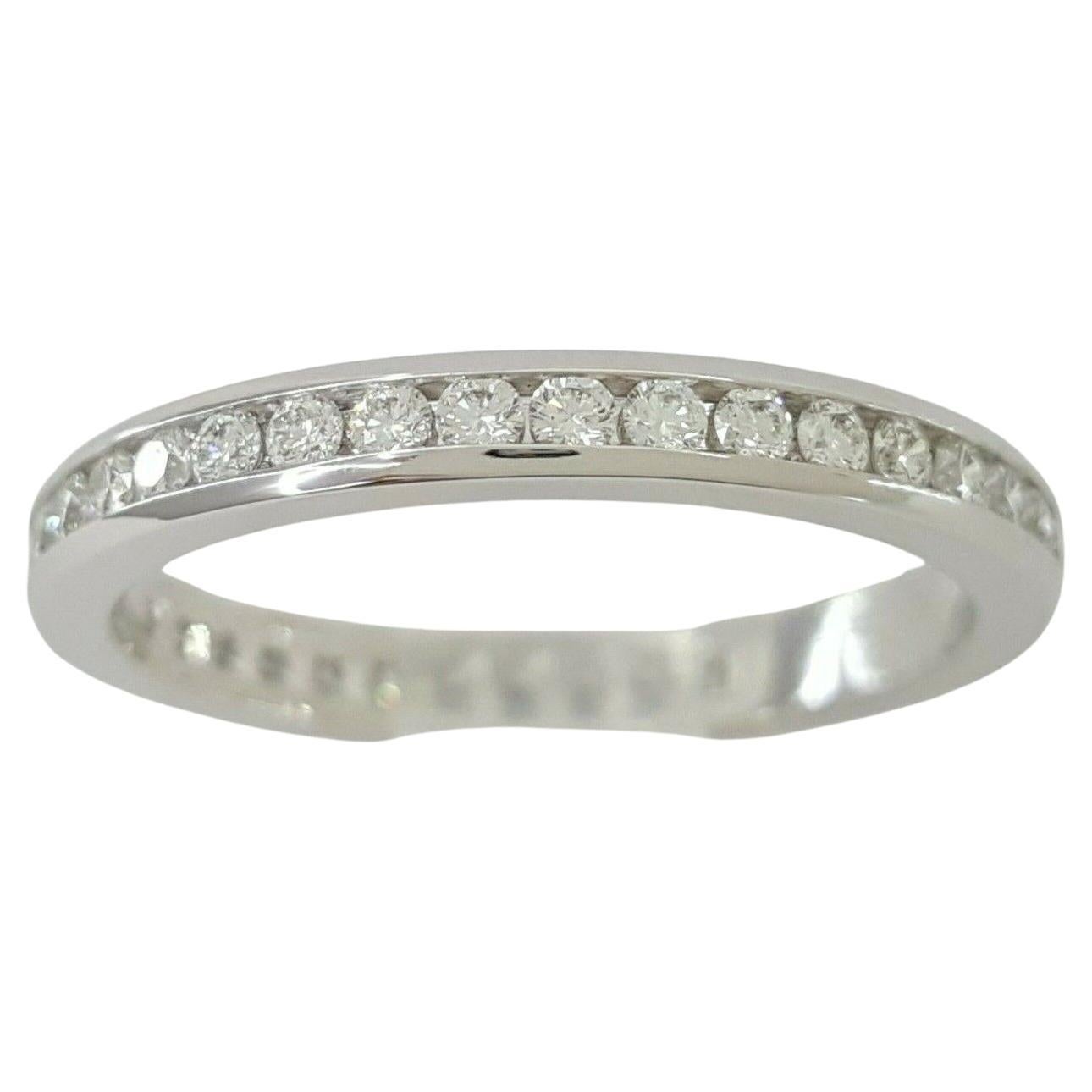 Tiffany & Co. 0.50 Carats Platinum Eternity Band Ring