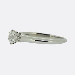 Tiffany & Co. 0.51 Carat Diamond Engagement Ring