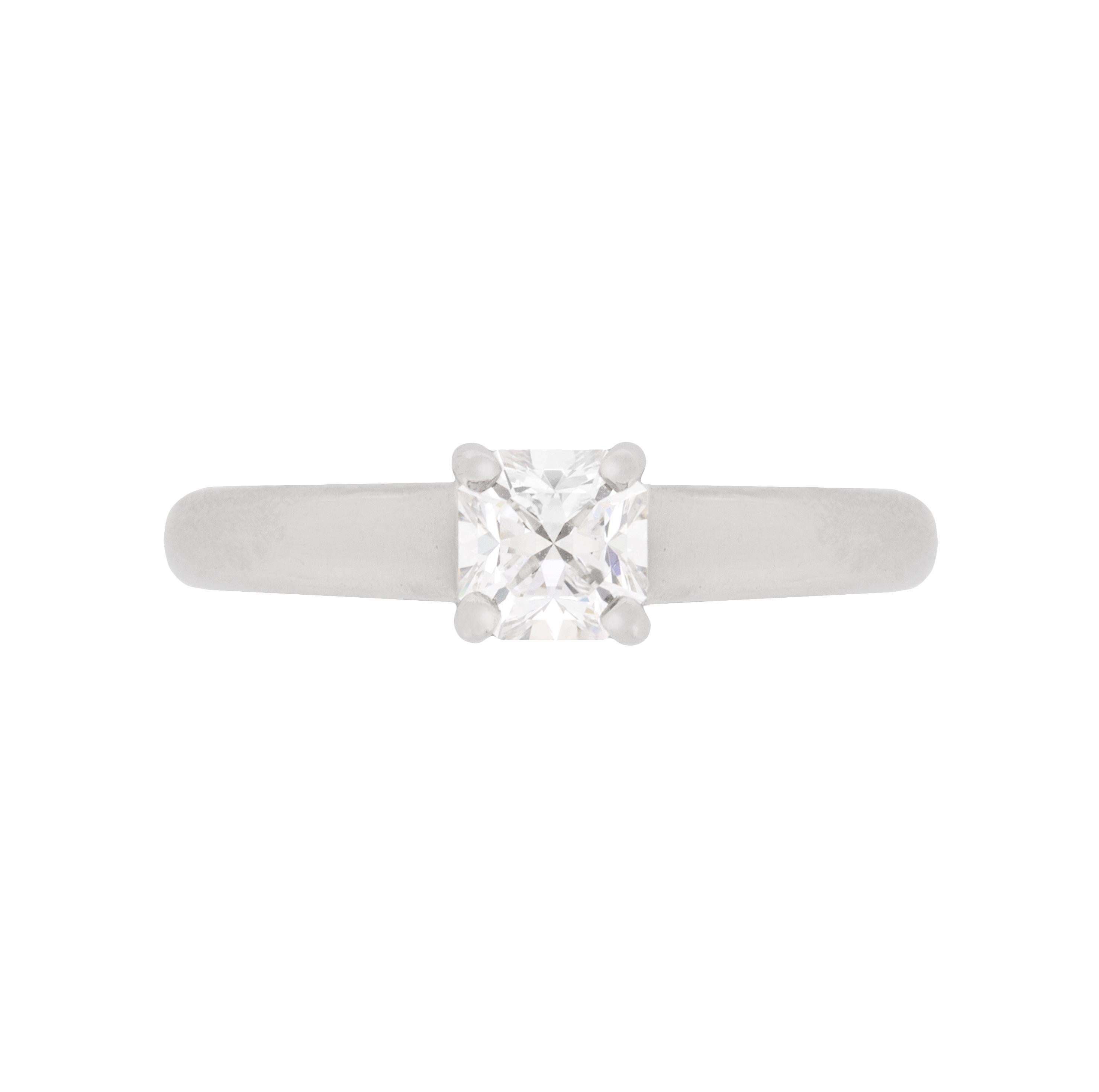 Tiffany & Co. 0.51 Carat Lucida Solitaire Engagement Ring, circa 1999