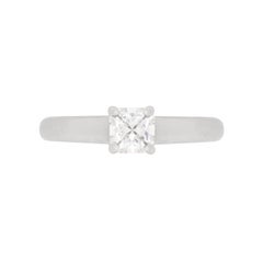 Vintage Tiffany & Co. 0.51 Carat Lucida Solitaire Engagement Ring, circa 1999