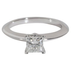 Bague de fiançailles Tiffany 
Co. 0.51 ct Princesse Diamant