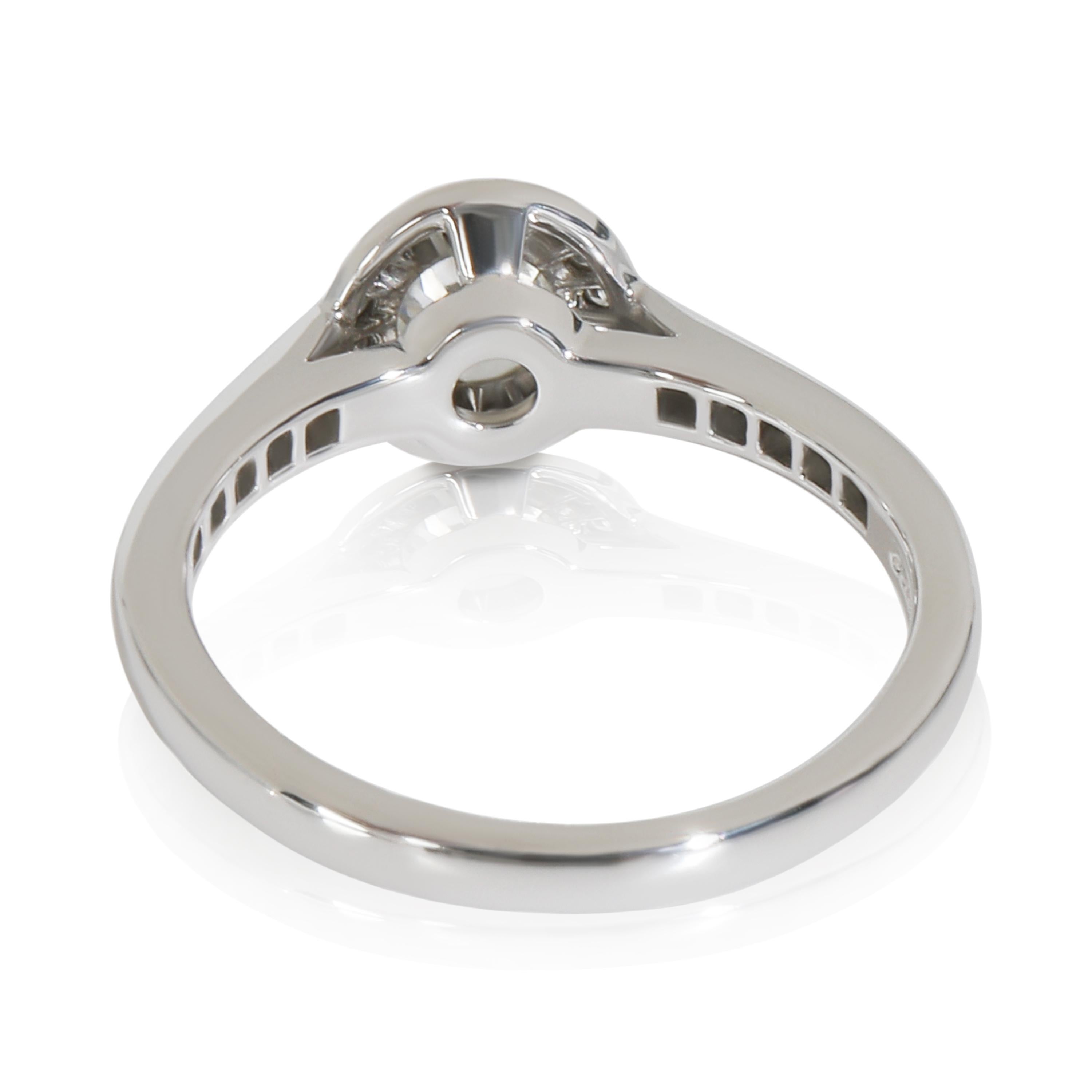 Tiffany & Co. Bague de fiançailles Legacy à diamants ronds et brillants de 0,51 ct. Excellent état - En vente à New York, NY