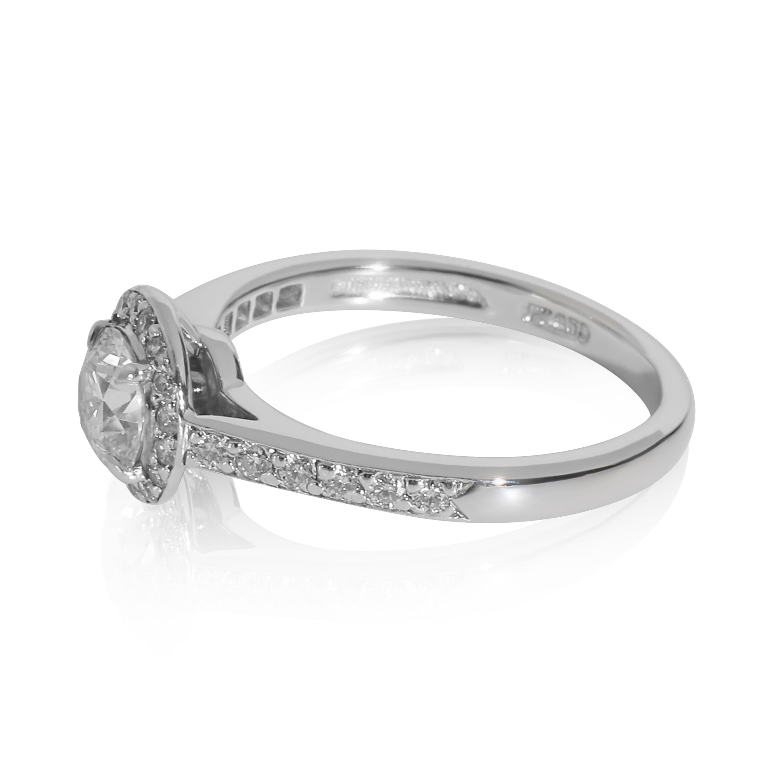 Tiffany & Co. Bague de fiançailles Legacy à diamants ronds et brillants de 0,51 ct. Pour femmes en vente