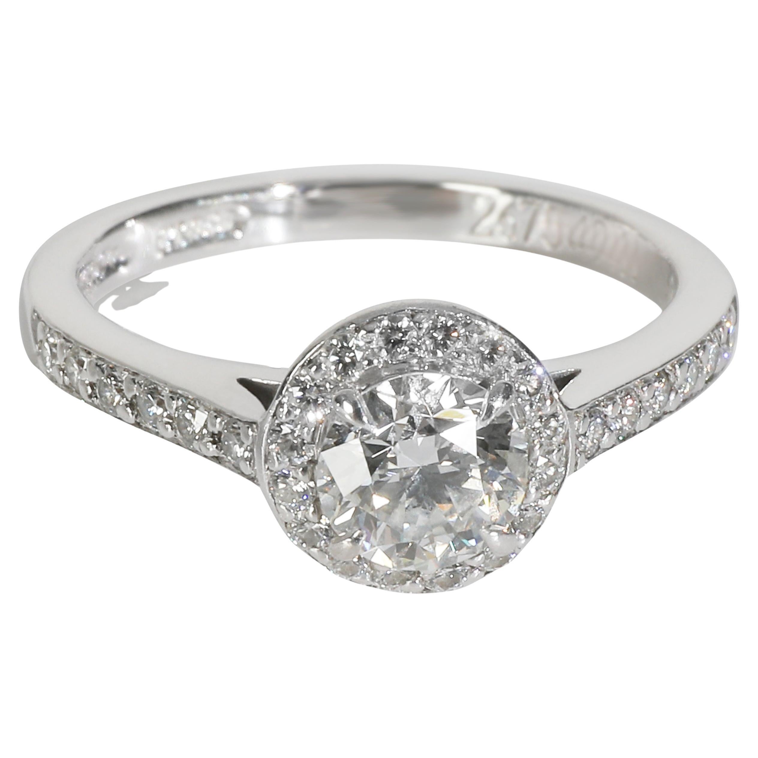 Tiffany 
Co. Bague de fiançailles Legacy à diamants ronds et brillants de 0,51 ct. en vente