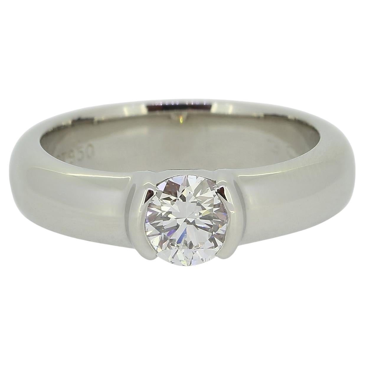 Tiffany & Co. 0.53 Karat Etoile Diamant Solitär-Ring mit Solitär