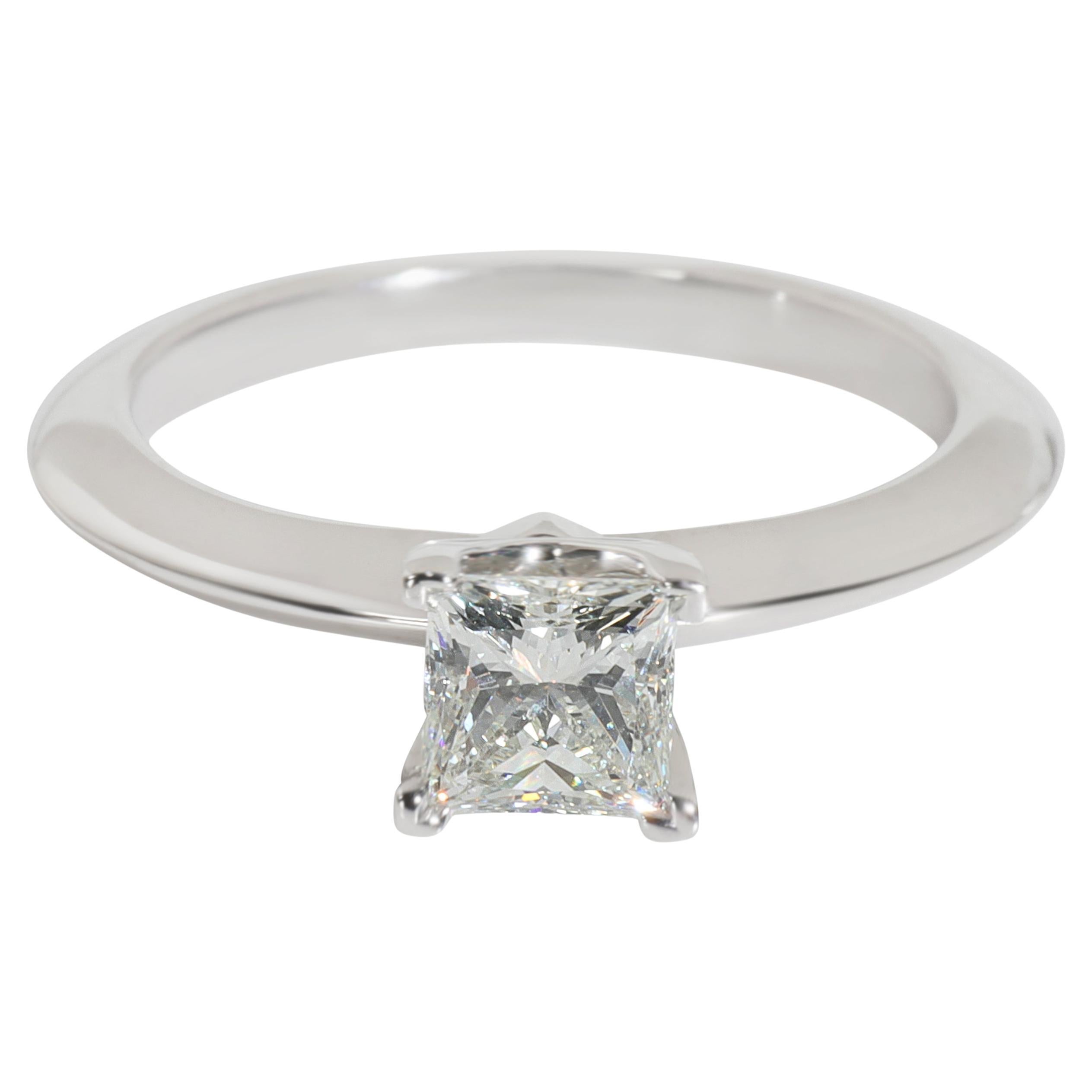 Bague de fiançailles Tiffany 
Co. 0,53 ct Princesse Diamant