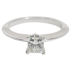 Bague de fiançailles Tiffany 
Co. 0,53 ct Princesse Diamant