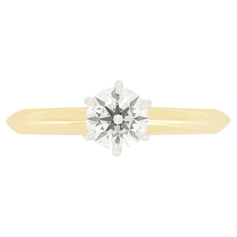 Tiffany & Co. 0.53ct Diamond Solitaire Ring For Sale