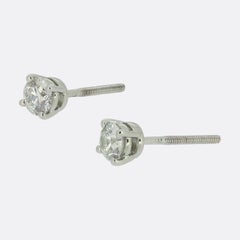 Tiffany & Co. 0.54 Karat Diamant-Ohrstecker