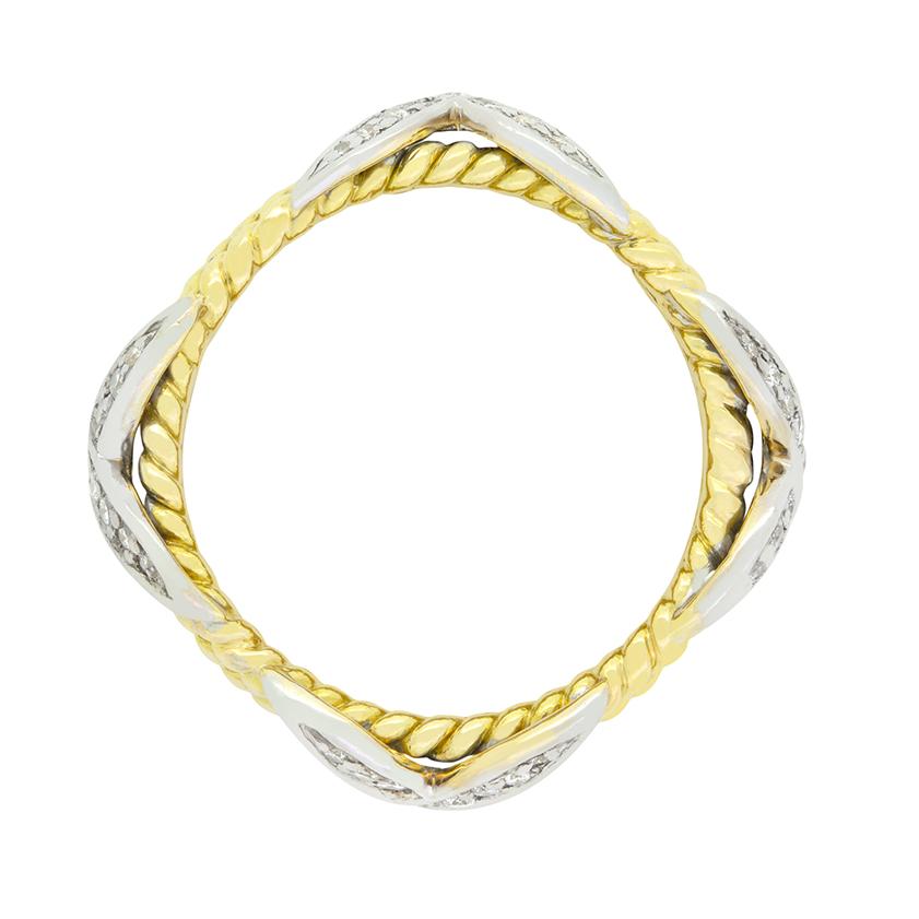 Brilliant Cut Tiffany & Co. 0.54ct Diamond ‘Schlumberger’ Ring, c.2000 For Sale