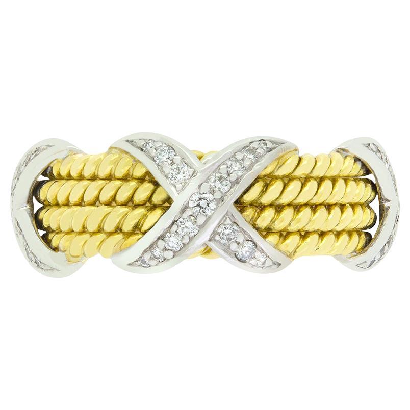 Tiffany & Co. 0,54ct Diamond 'Schlumberger' Ring, c.2000
